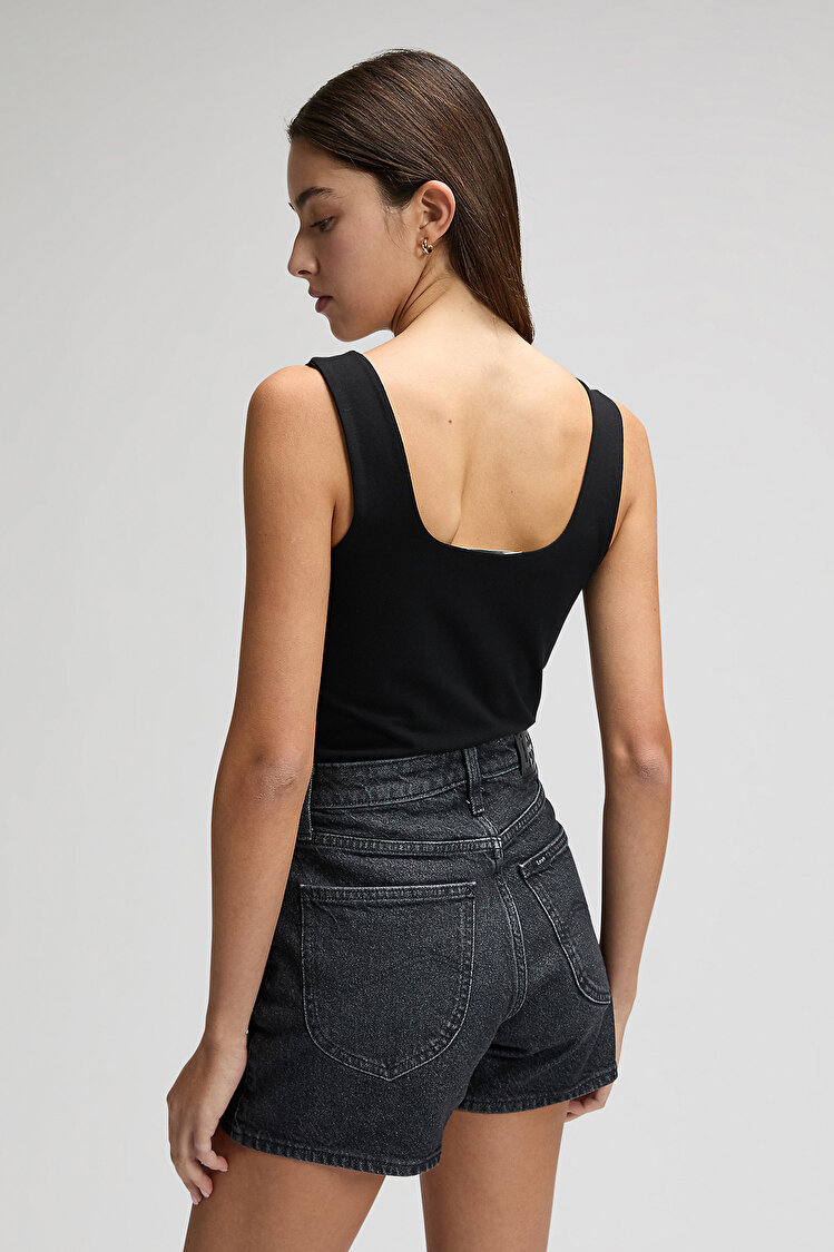 Майка LEE SQUARE NECK TANK Relaxed Fit (112376997) Черный