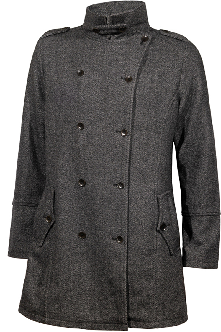 Пальто Wrangler Yvonne peacoat Regular Fit (W4059XE3W) Темно-сірий