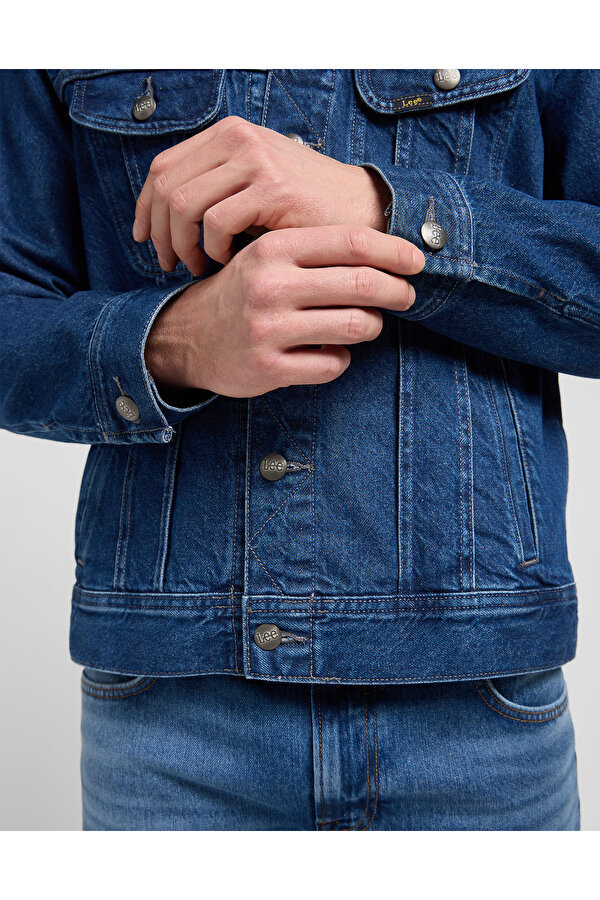Куртка джинсовая LEE RELAXED RIDER JACKET Relaxed Fit (112371312) Синий