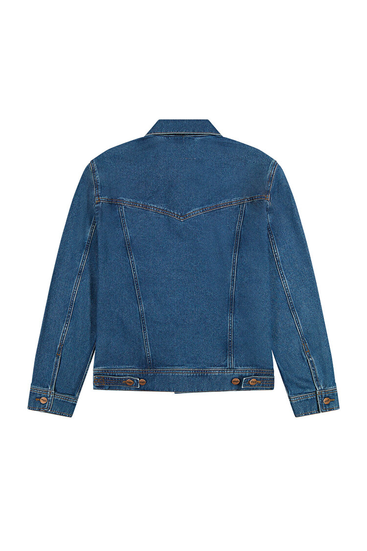 Куртка джинсовая Wrangler Classic Jacket Regular Fit (112362737) Синий