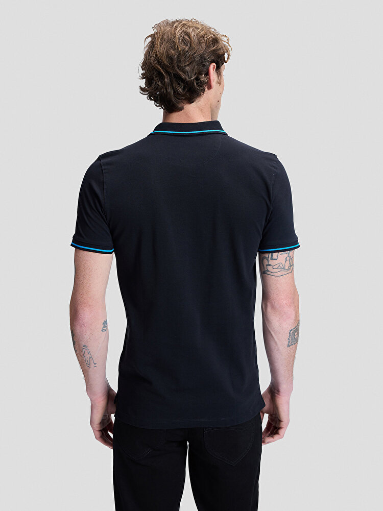 Поло LEE Pique Polo Regular Fit (112113687-L61ARL01) Чорний