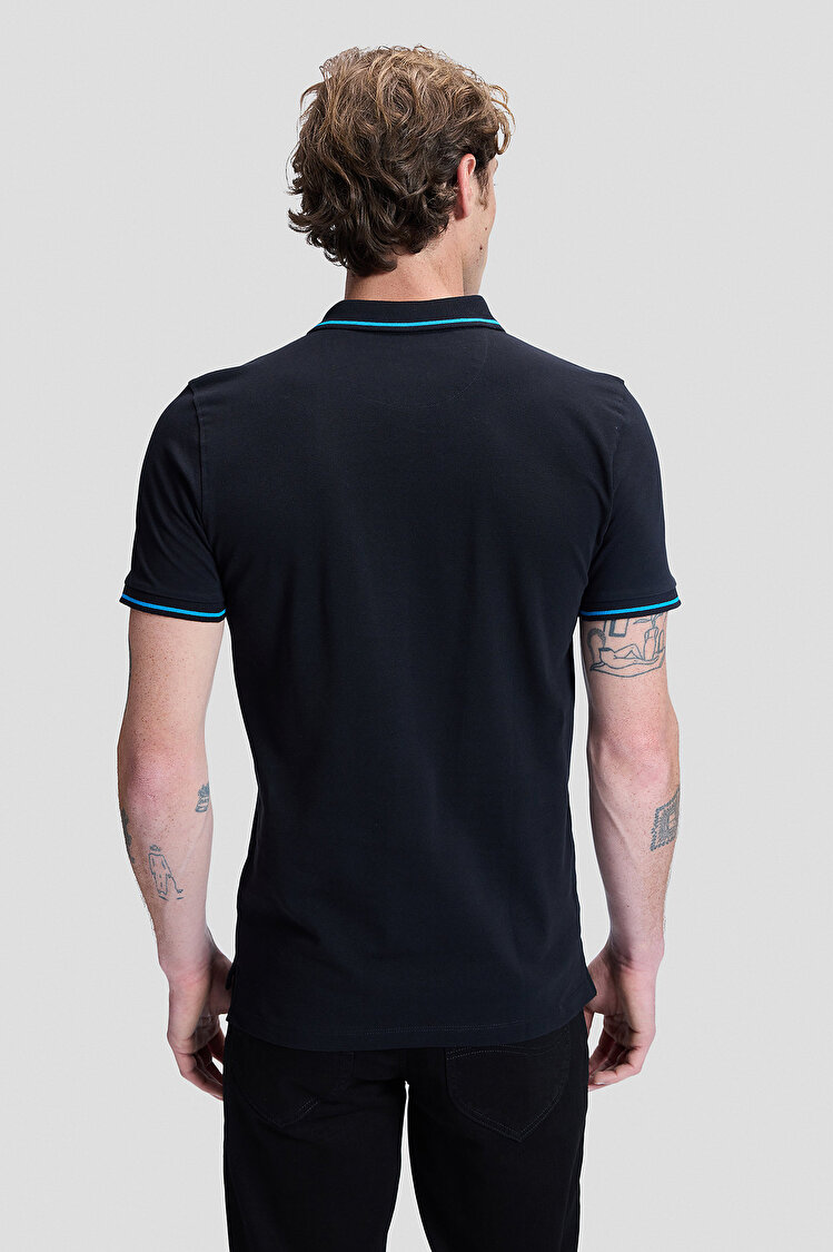 Поло LEE Pique Polo Regular Fit (112113687-L61ARL01) Черный