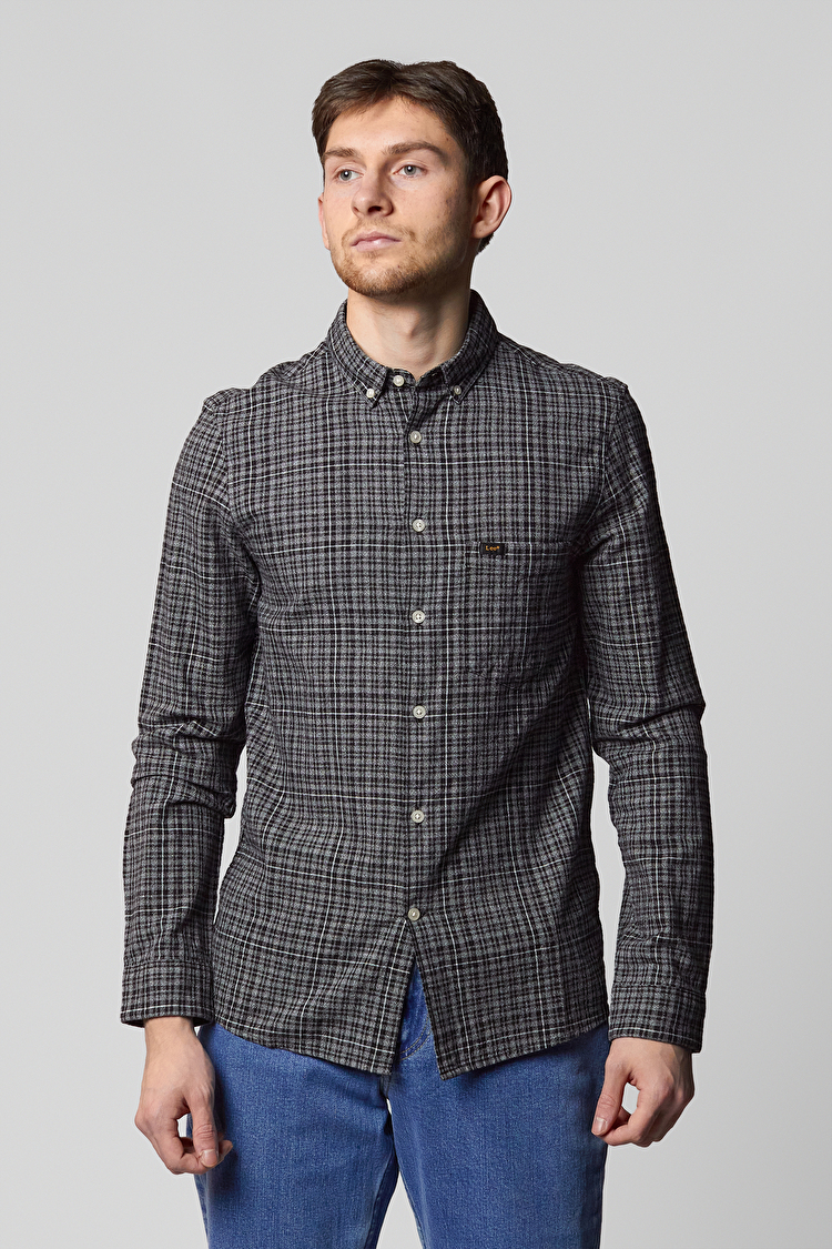 Сорочка LEE Slim Button Down Slim Fit (L66XZHEM) Чорний