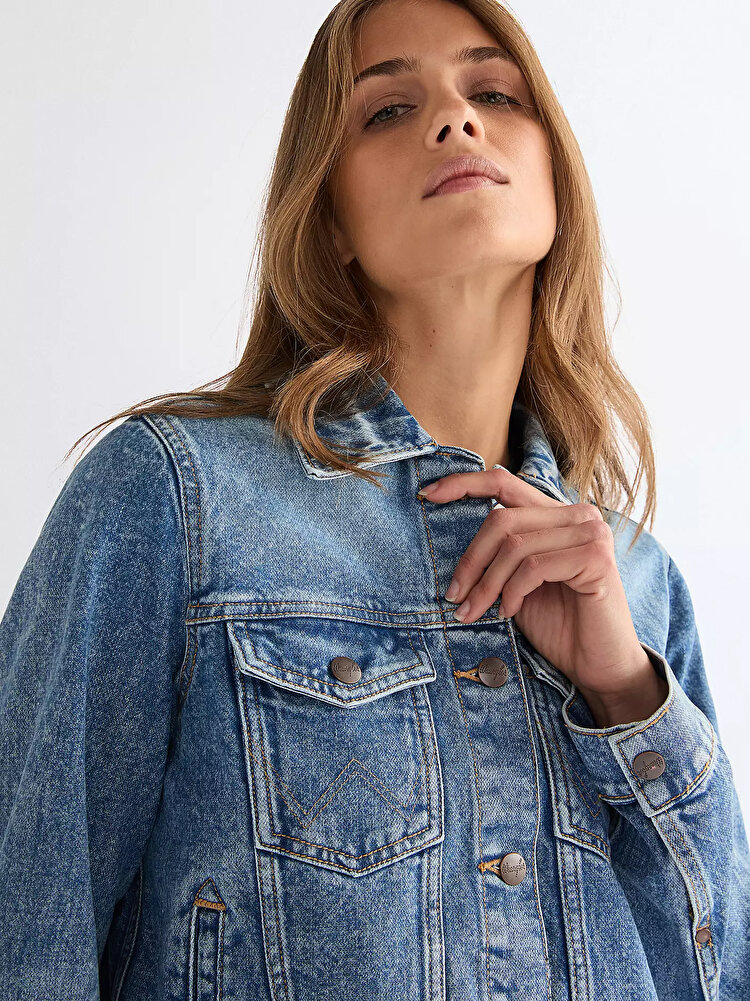 Куртка Wrangler WESTERN JACKET Regular Fit (112378319) Голубой