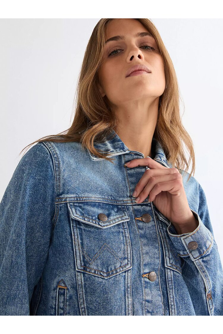 Куртка Wrangler WESTERN JACKET Regular Fit (112378319) Блакитний