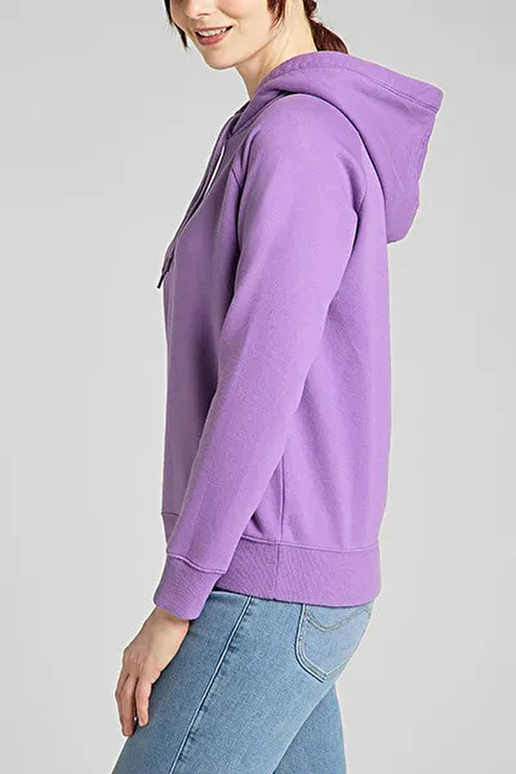 Худі LEE Essential Hoodie Relaxed Fit (L53WTXTI) Фіолетовий