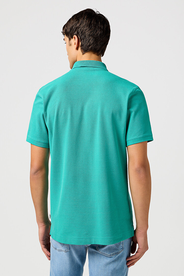 Поло Wrangler Polo shirt (112362390) Зеленый