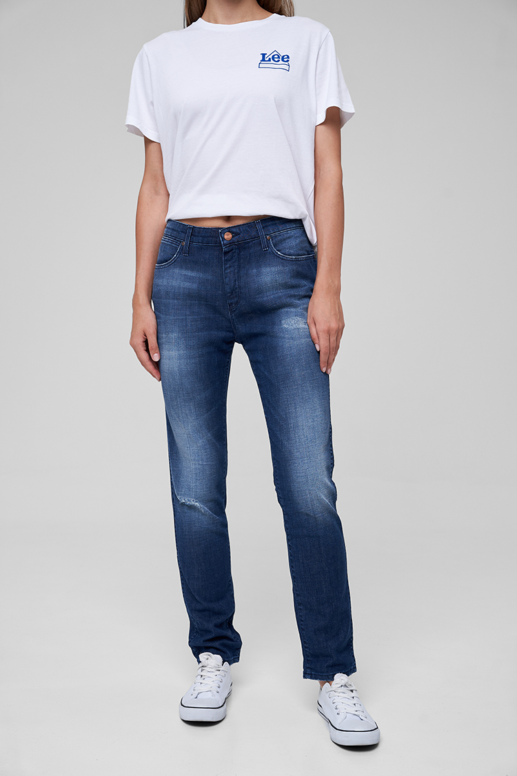 Джинси Wrangler Boyfriend Boyfriend (W27M9185R) Синій