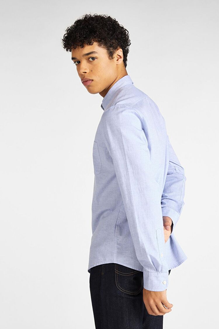 Рубашка LEE Long Sleeved Regular Fit (L880DFNJ) Голубой