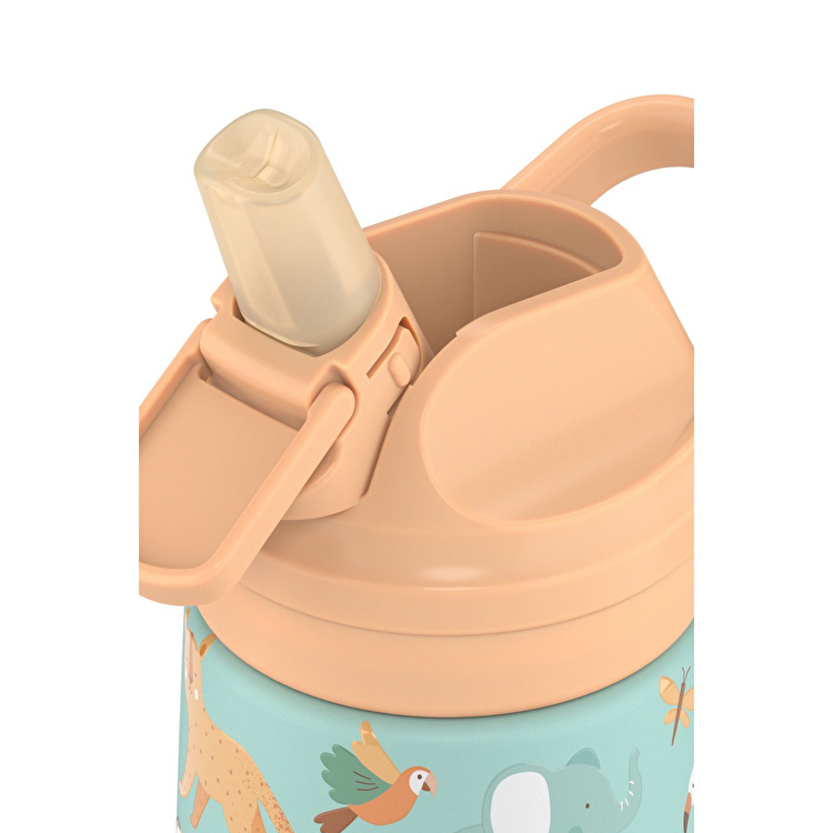 Термопляшка дитяча з силіконовим носиком COOL BOTTLES Wild crew 350 мл. (0417V)