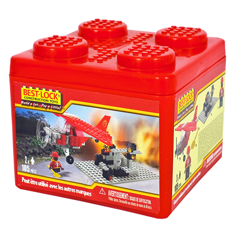 Конструктор Пожарный участок 105 деталей BEST-LOCK (22300)