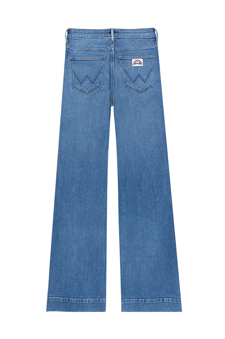 Джинсы Wrangler FLARE Flare (112332419) Синий
