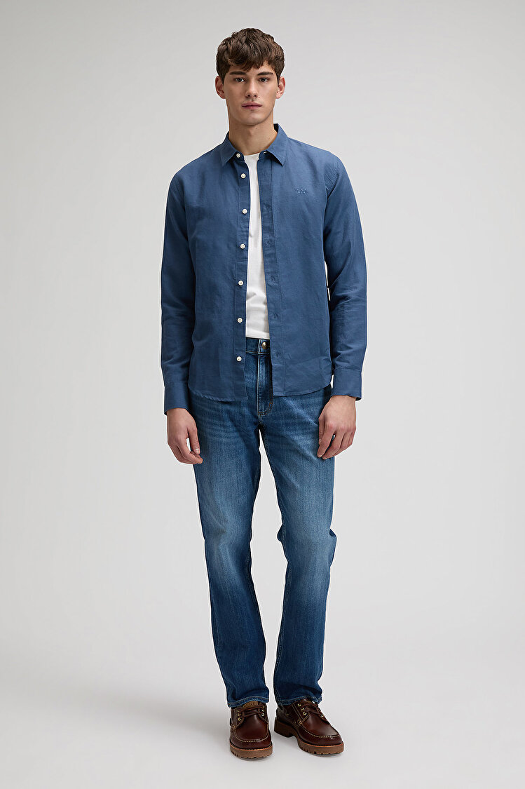 Сорочка LEE LEE SHIRT Regular Fit (112376544) Блакитний