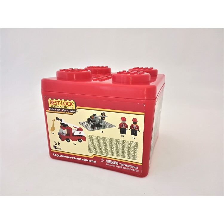 Конструктор Пожарная машина 105 деталей BEST-LOCK (22302)