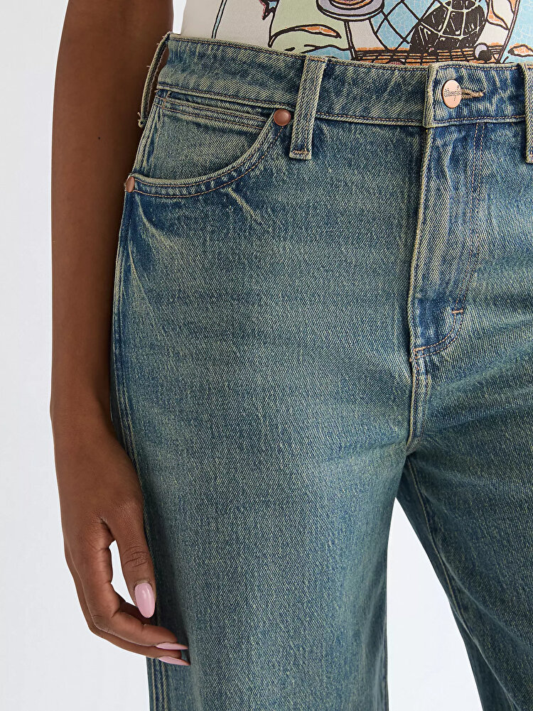 Джинси Wrangler Loose Straight Loose Fit (112378204) Блакитний