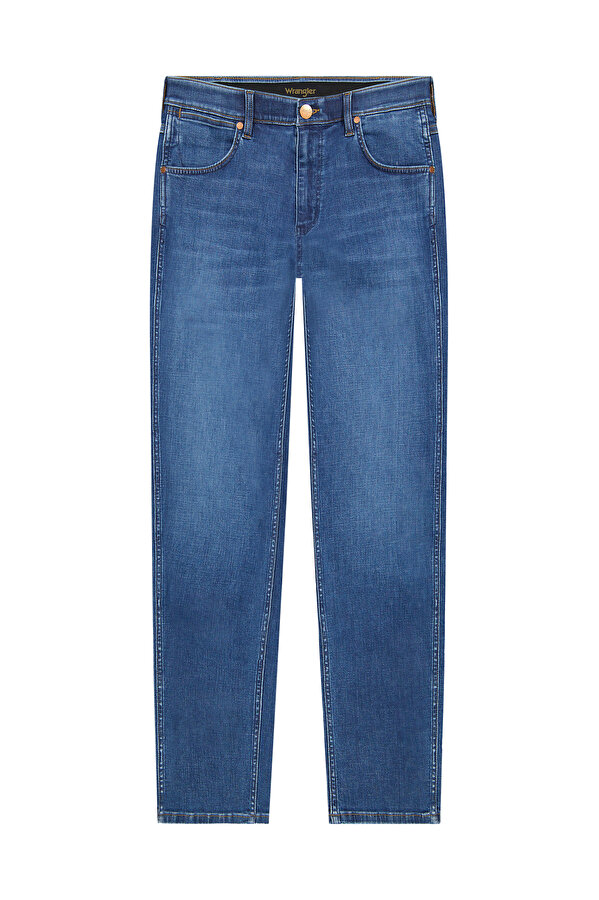 Джинси Wrangler Greensboro Regular Fit (112378852) Блакитний