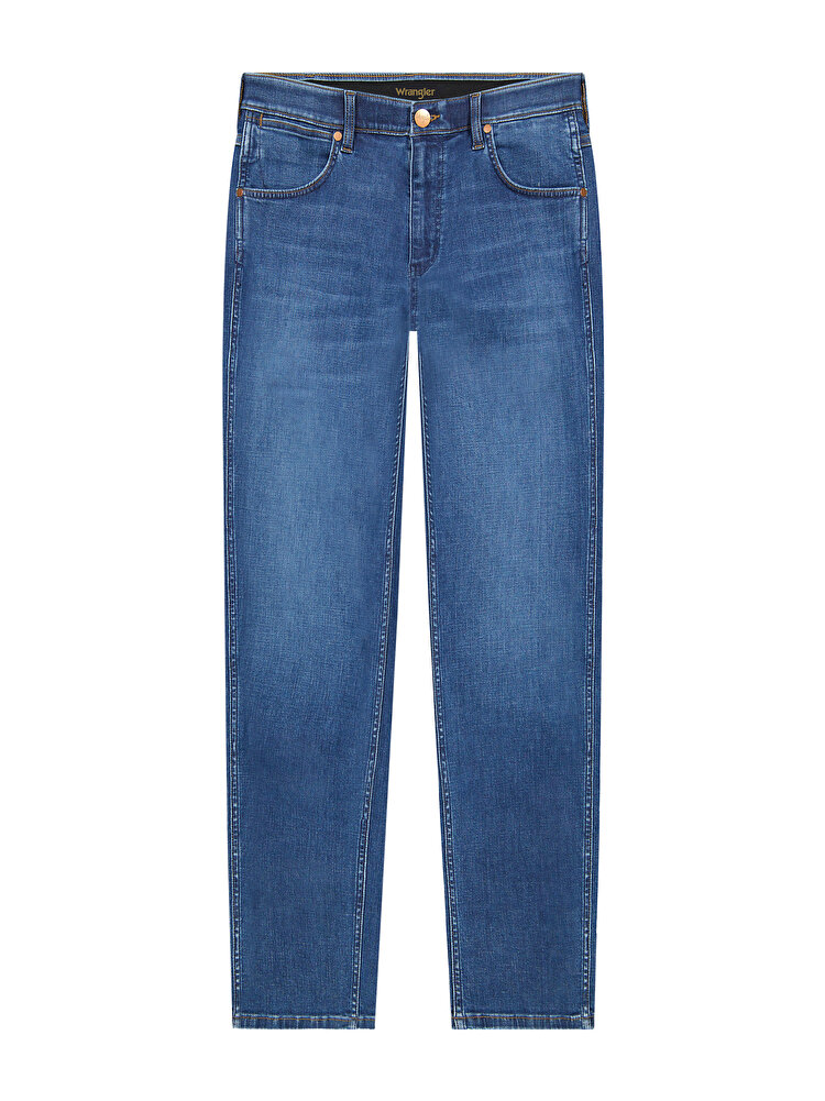 Джинси Wrangler Greensboro Regular Fit (112378852) Блакитний