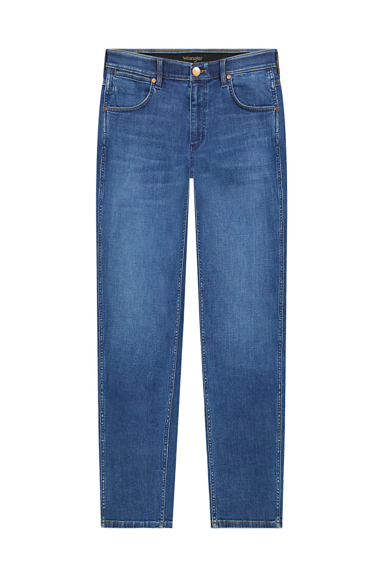 Джинси Wrangler Greensboro Regular Fit (112378852) Блакитний
