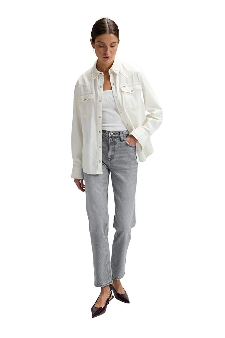 Джинси LEE Carol Regular Fit (112378909) Блакитний