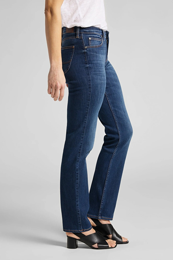 Джинси LEE Marion Straight Regular Fit (L301HAIM) Темно-синій