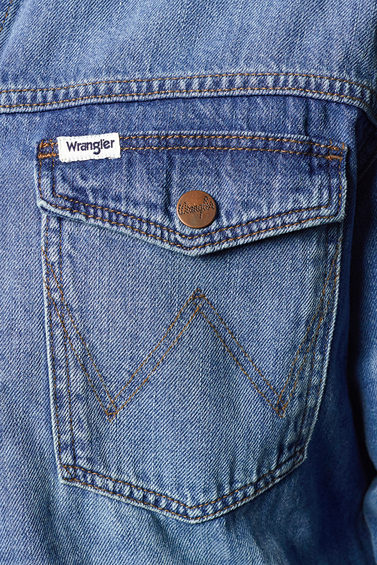 Куртка джинсовая Wrangler Regular Jacket Regular Fit (W443ZB286) Синий