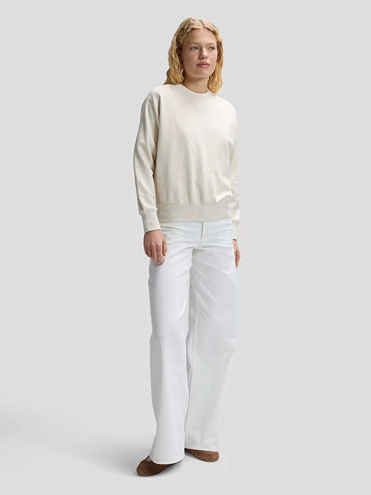 Свитшот LEE RAGLAN CREW SWS Relaxed Fit (112379423) Белый