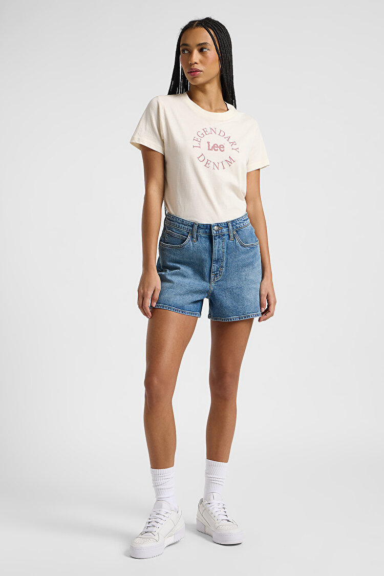 Футболка LEE Small legendary Tee ECRU (112339107) Бежевий