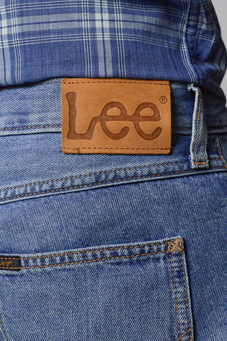 Шорты джинсовые LEE 5 Pocket Short Regular Fit (L73ELJIX) Голубой