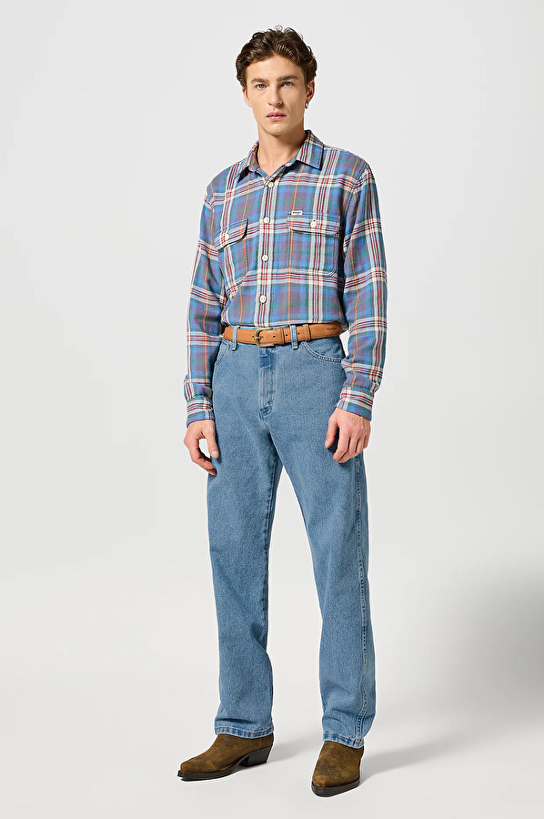 Джинси Wrangler 13MWZ Boot Fit (112358497) Голубий