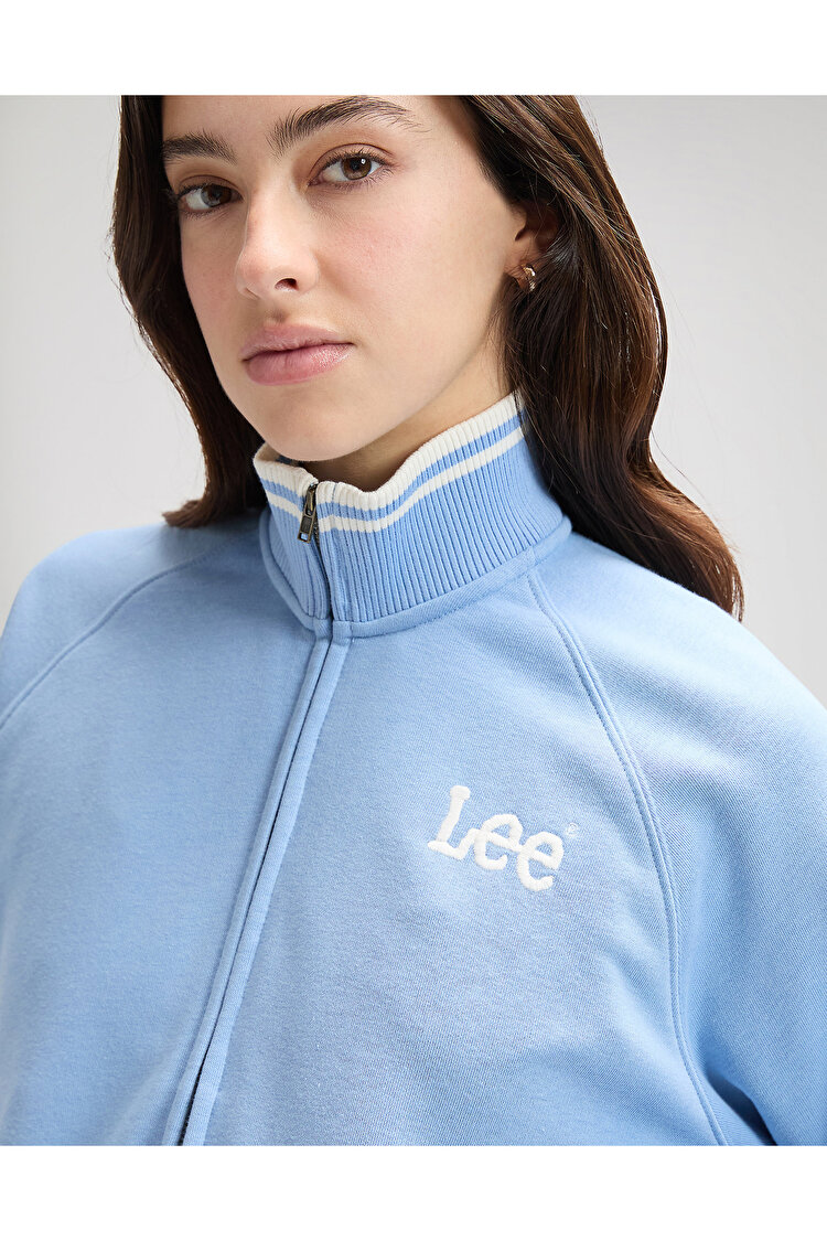 Світшот на блискавці LEE ZIP UP Relaxed Fit (112376984) Блакитний