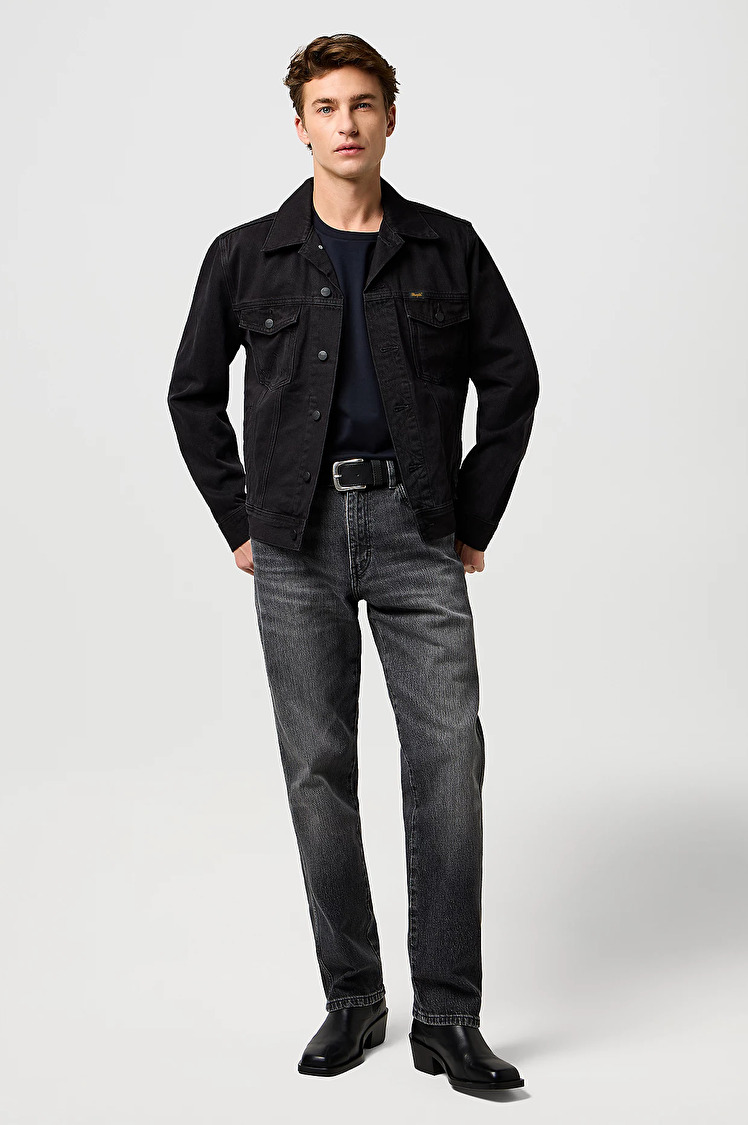 Куртка джинсовая Wrangler Classic Jacket Regular Fit (112371439) Черный