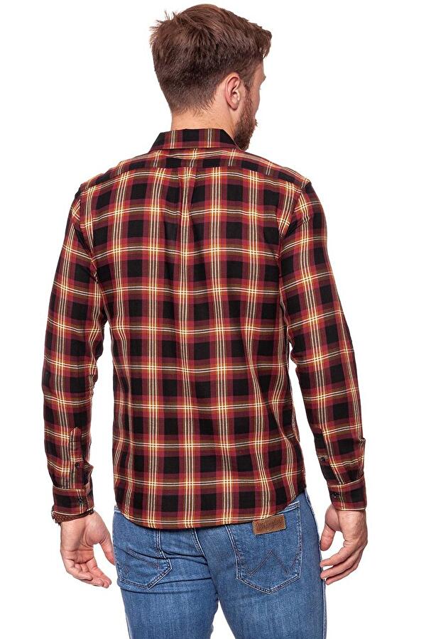 Рубашка Wrangler 1 Pocket Shirt Regular Fit (W5760ORVR) Коричневый