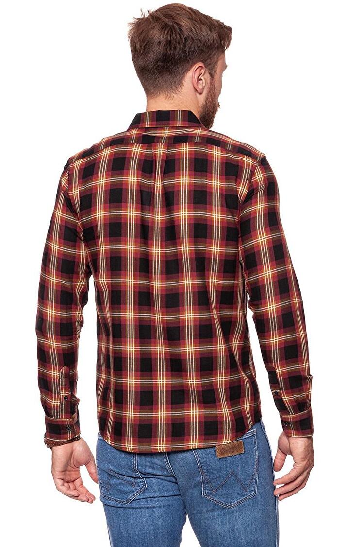 Рубашка Wrangler 1 Pocket Shirt Regular Fit (W5760ORVR) Коричневый