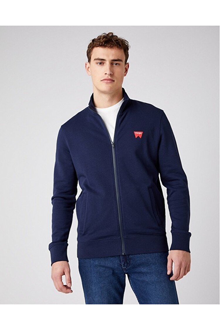 Кофта Wrangler Funnel Neck Zip Regular Fit (W6G5HA114) Темно-синий