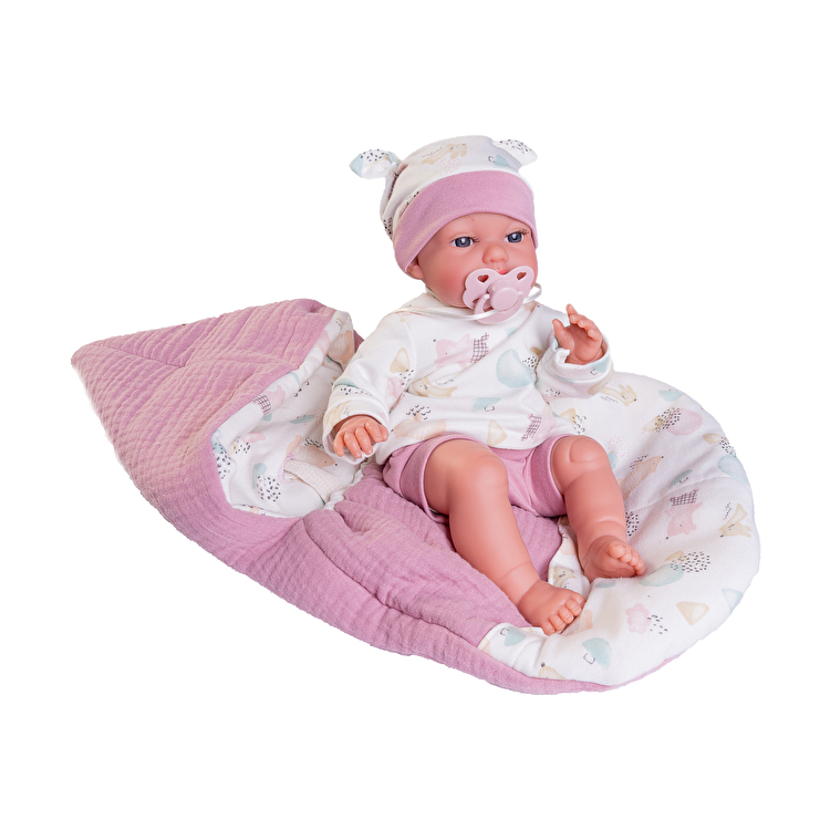 Пупс Recien Nacida Baby Toneta palabritas saco-mochila 34 см ANTONIO JUAN (70251)
