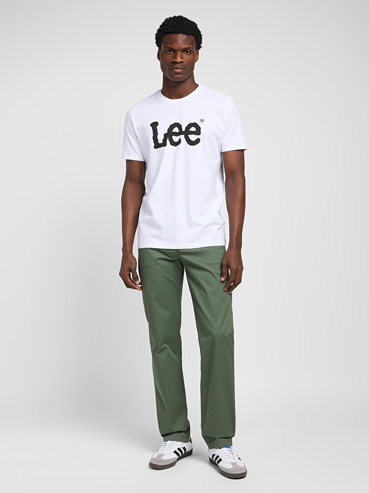 Футболка LEE WOBBLY LOGO TEE Regular Fit (112116123) Білий