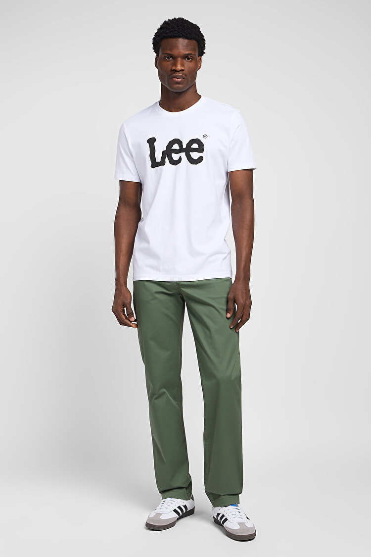 Футболка LEE WOBBLY LOGO TEE Regular Fit (112116123) Белый