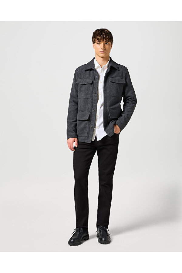 Джинси Wrangler Greensboro Regular Fit (112357393) Чорний