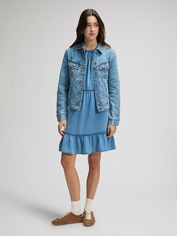 Куртка LEE Rider Jacket Regular Fit (112376956) Голубой