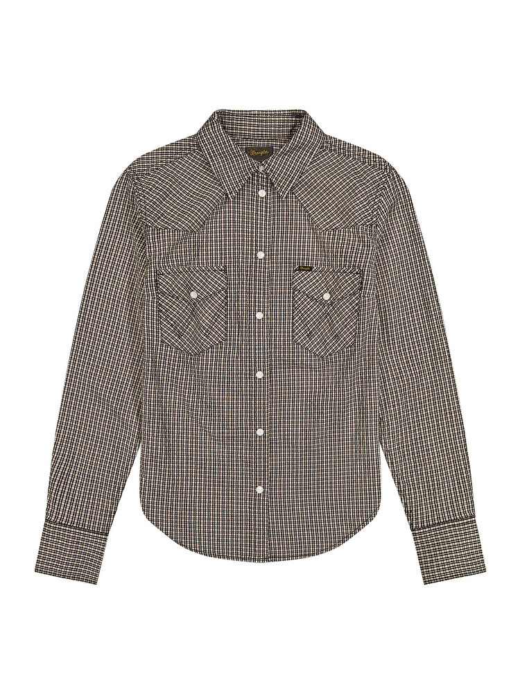 Рубашка Wrangler Western Shirt Slim Fit (112379004) Черный