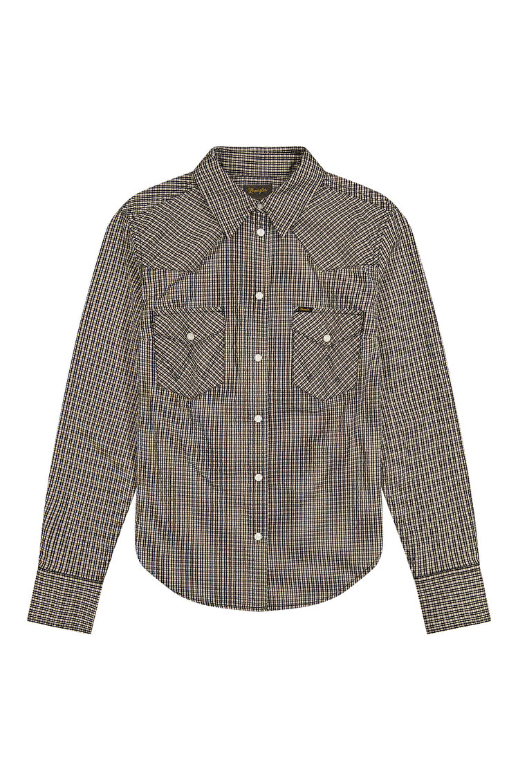 Сорочка Wrangler Western Shirt Slim Fit (112379004) Чорний