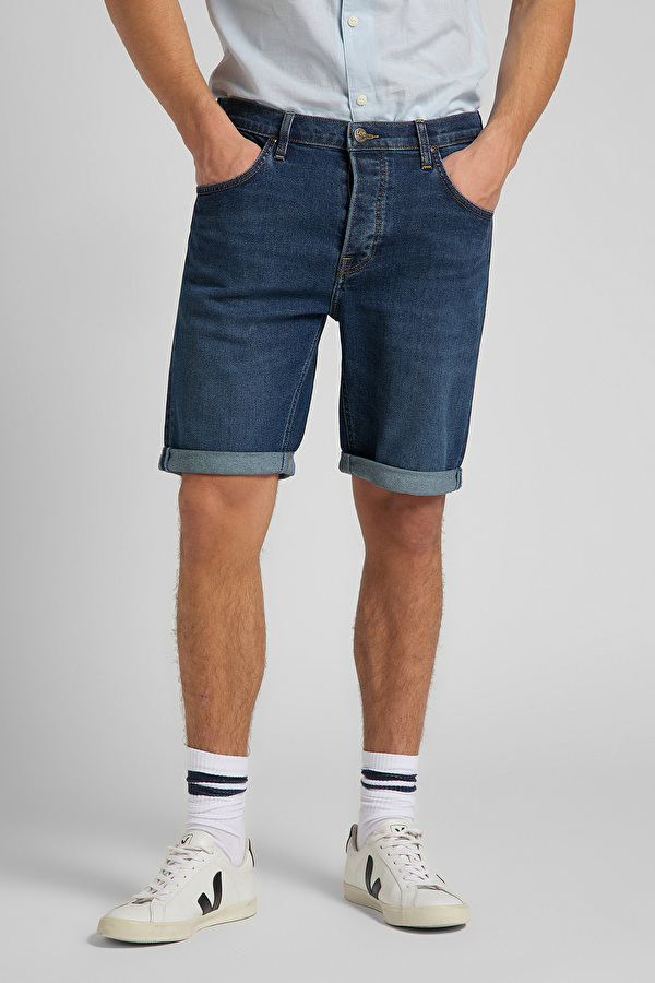 Шорты джинсовые LEE 5 Pocket Short Regular Fit (L73EMGQA) Синий