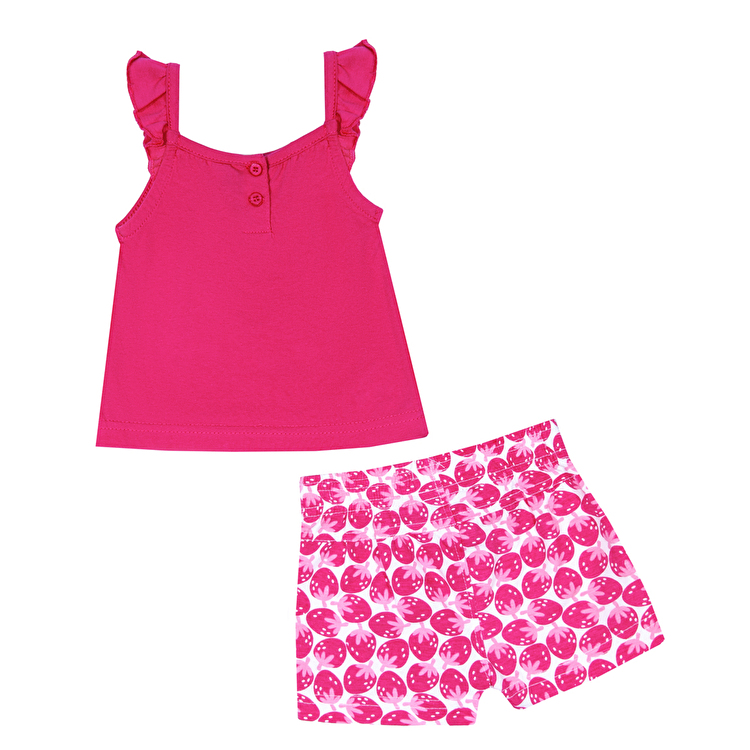 Комплект: Майка та шорти Losan Mc baby girls (018800704/142) Малиновий
