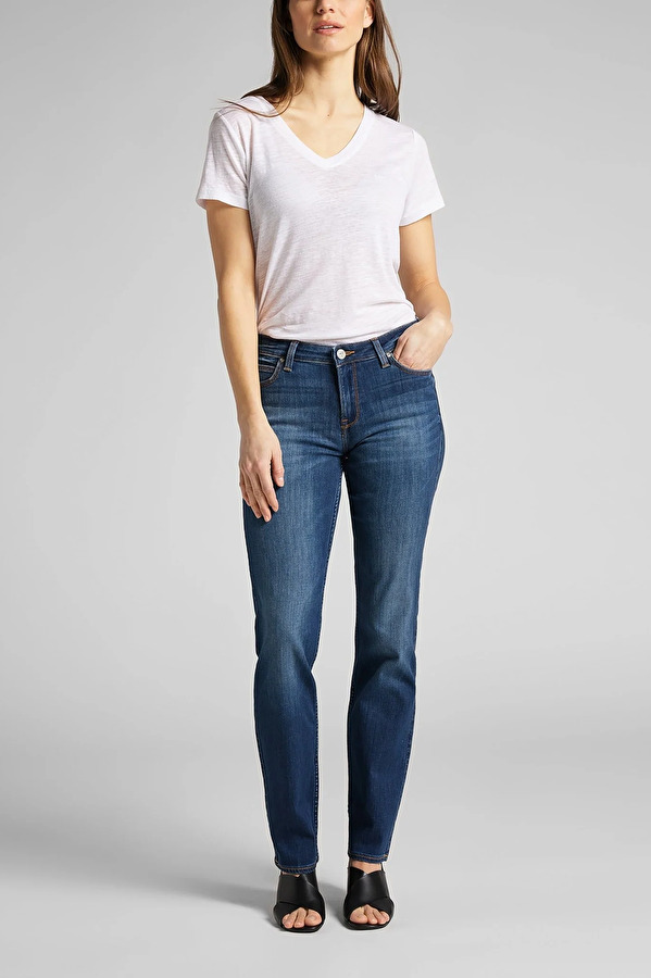 Джинсы LEE Marion Straight Regular Fit (L301HAIM) Темно-синий