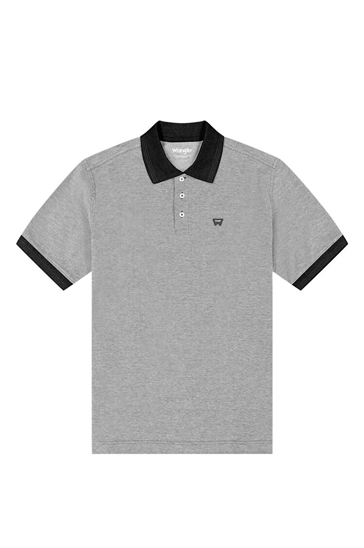 Поло Wrangler REFINED POLO SHIRT Regular Fit (112377997) Блакитний