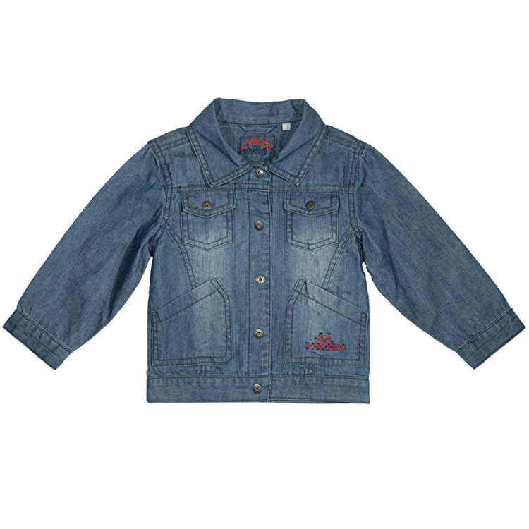 Куртка джинсова Losan Mc baby girls (218-2003AD/741) Синій