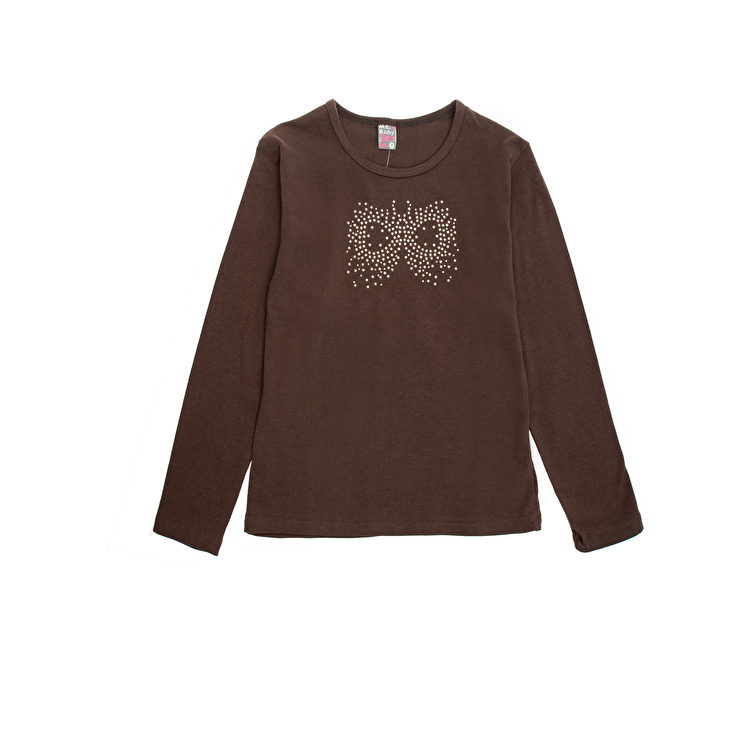Футболка с длинным рукавом Losan Mc baby girls (026-1210AD/45) Коричневый