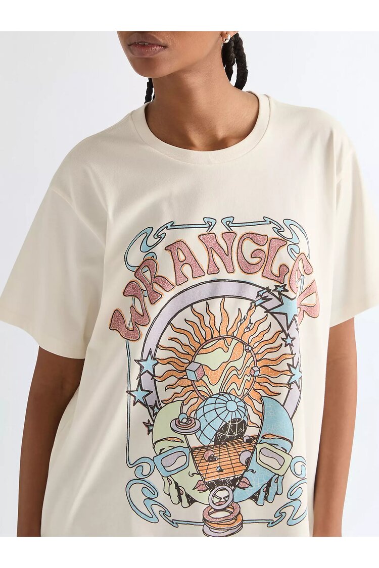 Футболка Wrangler Girlfriend Tee Relaxed Fit (112378022) Білий