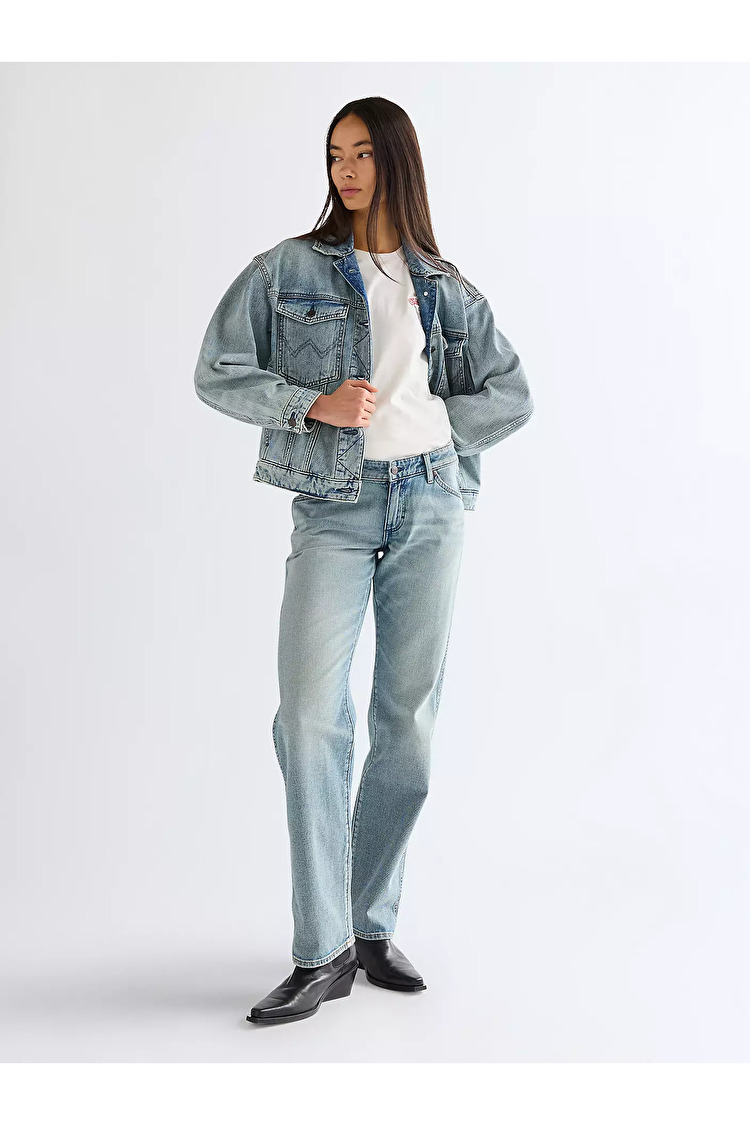 Куртка Wrangler COWGIRL JACKET Relaxed Fit (112378131) Блакитний