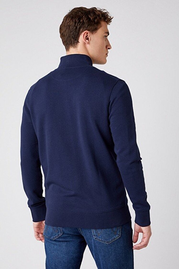 Кофта Wrangler Funnel Neck Zip Regular Fit (W6G5HA114) Темно-синій
